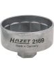 Hazet Oil Filter Wrench 3/8in 82mm Outside 14-Point Profile