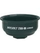 Hazet Oil Filter Wrench 1/2in Groove Profile 97mm