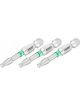 Hazet Long Torx Bit T20 3 Pack 1/4in Hex