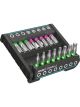Hazet SmartHolder w/16 Screwdriver Bits Short Torx & Tamperproof Torx