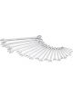 Hazet 21 Pc 12 Point Metric Combination Wrench Set