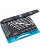 Hazet 12 Pc 12 Point Ratcheting Combination Wrench Set 8-19mm