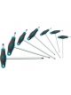 Hazet 7 Pc Hexagon Screwdriver Set with T-Handle 829KK/7