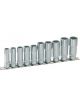 Hazet 10 Pc 12-Point 3/8in Drive Socket Set