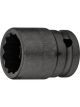 Hazet 1/2in Impact Socket 12-Point 22mm