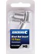 Kincrome Rivet Nut Insert M8 Aluminium 10 Pack