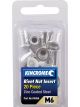 Kincrome Rivet Nut Insert M6 Zinc Coated Steel 20 Pack