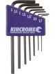 Kincrome Mini Hex Key Set 7 Piece Metric