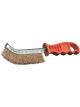 Lessmann Universal Wire Brush Long 260mm Brass Wire MES Crimped 0.30mm