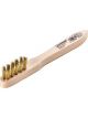 Lessmann Spark Plug Brush 150x15mm 3 Rows Brass Wire MES Crimped 0.15mm