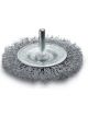 Lessmann DIY Wheel Brush 6mm Shank Diameter 50x7mm Steel Wire STA .20mm