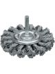 Lessmann Knot Wheel Brush Diameter 75mm Right Knotted Steel Wire