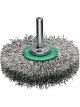 Lessmann Wavy Round Brush 6mm Shank 80x13mm Steel Wire ROF Crimped