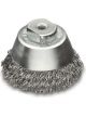 Lessmann Cup Brush Dia 65mm Steel Wire STA Crimped 0.35mm Thread M10