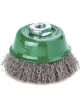 Lessmann Cup Brush 65mm Steel Wire ROF Crimped 0.35mm Thread M14