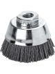 Lessmann Cup Brush 65mm Abrasive Nylon Silicone Carbon Grain K 80 M14