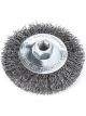 Lessmann Bevel Brush 100x10mm Steel Wire STA Crimped 0.35mm Thread M14