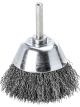 Lessmann Cup Brush 6mm Shank Dia 70mm Steel Wire STA Crimped 0.30mm