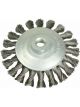Lessmann Knot Conical Brush 100x12mm 18 Z Steel Wire STH Straight 0.5mm