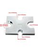 Mueller Multi Press Plate 250x200x20mm