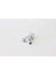 Aeroflow Y-Block Female Swivel -10AN In to 2 x -8AN Outlets Silver  AF931-10-08S