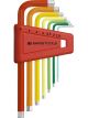 PB Swiss Rainbow 7 Pc Metric Hex Key Set 1.5-6mm