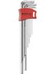 PB Swiss 9 Pc Long Hexagon Key L-Wrench Set in Plastic Holder