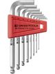PB Swiss 8 Pc Hexagon Key L-Wrench Set with Ball Point