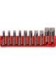 PB Swiss C6 707 CN PrecisionBits C6 Set in BitBlock 10 Pc Slotted