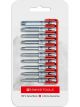 PB Swiss E6 705 CN PrecisionBits E6 Set in BitBlock 10 Pc Torx