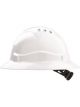 Pro Choice Safety Gear V6 Hard Hat Vented Full Brim Ratchet Harness