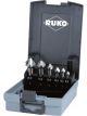 Ruko Taper & Deburring Countersinker Set DIN 335 Type C 90 Deg 6 Pc