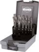 Ruko Flat Countersinker Set DIN 373 HSS Straight Shank & Fixed Pilot