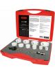 Ruko Bi-Metal Hole Saw Set HSSE-CO 9 In Plastic Case 12 Pc
