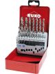 Ruko Twist Drill Bit Set 18 Pc
