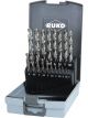 Ruko Twist Drill Set DIN 338 Type N HSS-G In Plastic Case 19 Pc
