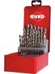 Ruko Twist Drill Set DIN 338 Type N HSS-G In Steel Case 29 Pc