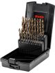 Ruko Ultimatecut Twist Drill Set DIN 338 Type Flowstep HSSE-Co5 19pc