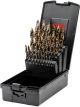 Ruko Ultimatecut Twist Drill Set DIN 338 Type Flowstep HSSE-Co5 25pc