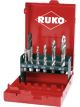 Ruko Combined Machine Drill Tap Sets Long Series HSS