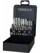 Terrax by Ruko 21 Pc HSS-G Threading Tap Set M3-M12