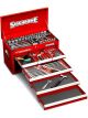 Sidchrome 139 Pc Metric/AF Tool Kit Heavy Duty Tool Chest