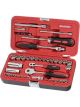 Sidchrome 56 Pc Metric & A/F 1/4in & 3/8in Drive Tool Set