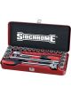 Sidchrome 1/2in Drive Socket Metric & Imperial 24pc Set