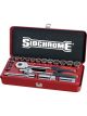 Sidchrome 20 Pc 1/2in Drive Socket Set Metric