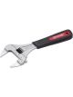 Sidchrome Adjustable Wrench Chrome Big Mouth Slim Jaw 200mm/8in