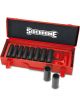 Sidchrome 1/2in Drive Deep Impact Socket Set Metric 10 Pc