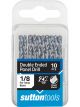 Sutton Tools D134 Silver Bullet Double Ended Panel Drills 10 Pack