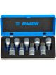 Unior 192/14 9 Pc Hexagonal Screwdriver Socket Set 1/2in in Metal Box