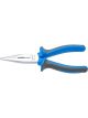 Unior 508/1BI Long Nose Pliers w/Side Cutter & Pipe Grip Straight 170mm